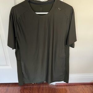 lululemon athletica Short-Sleeve Active Tee — Olive